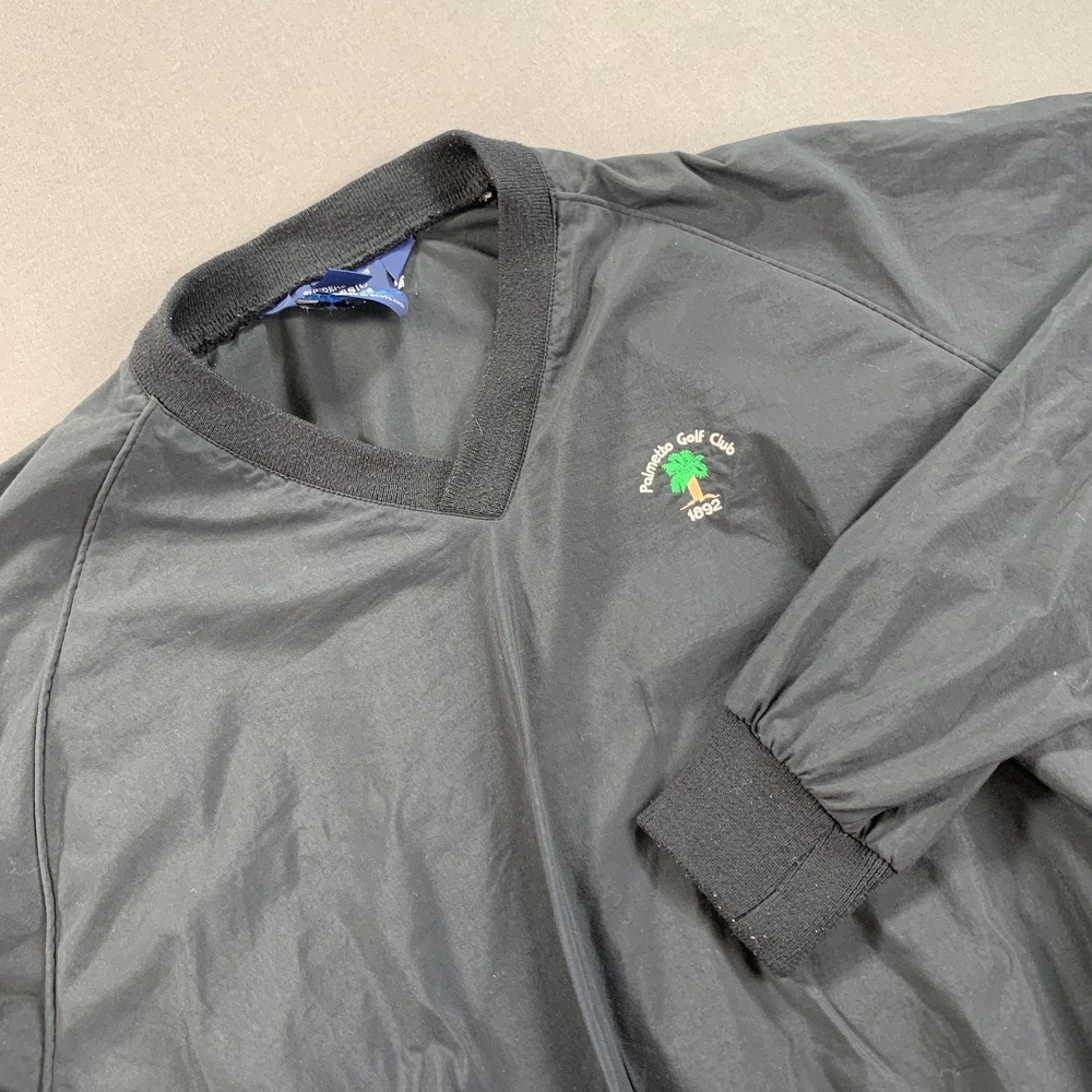 Sunderland of Scotland Golf Pullover Men XL V Neck Windshirt Made in USA Vintage